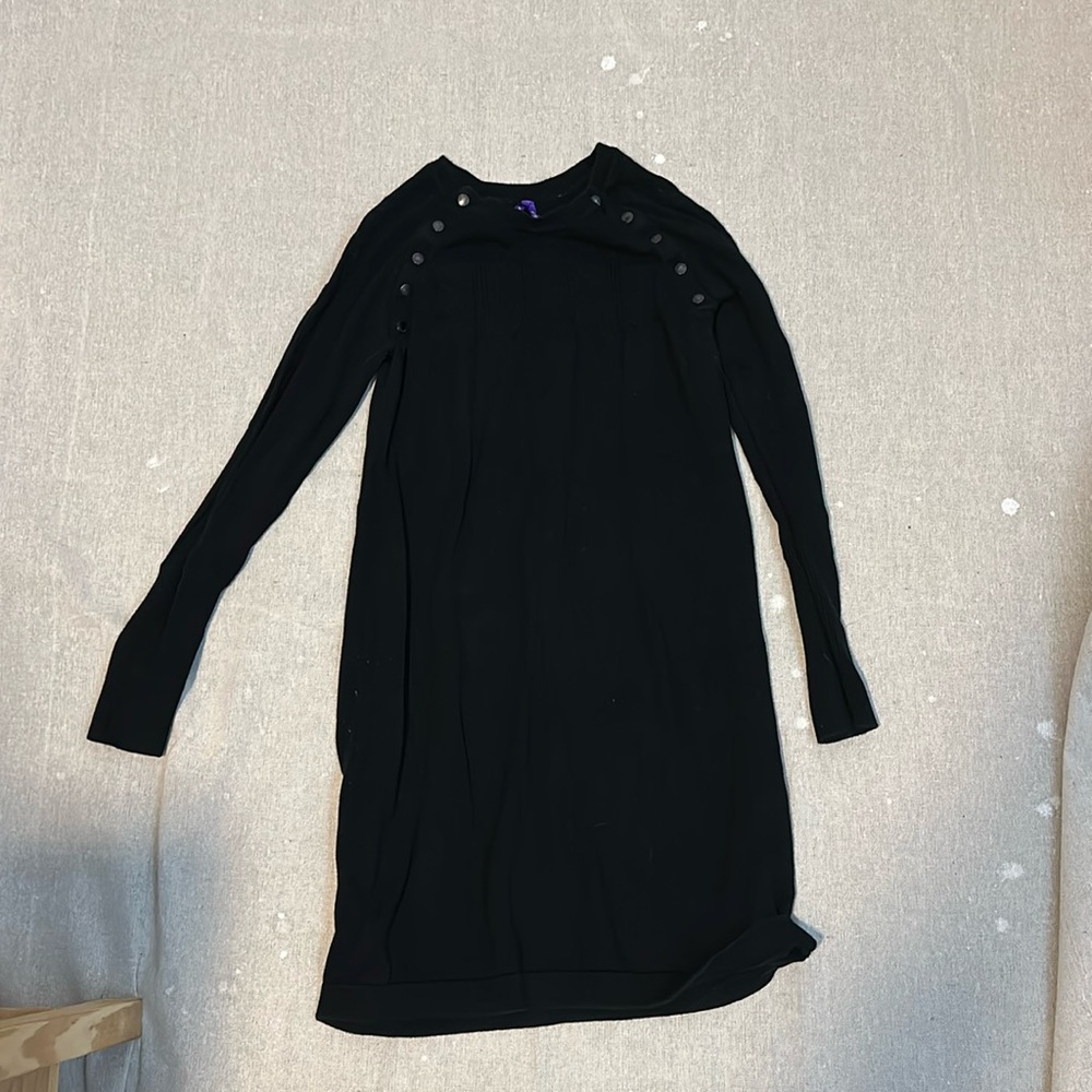 Seraphine Maternity & Nursing Sweater Dress | Black | Size 6
